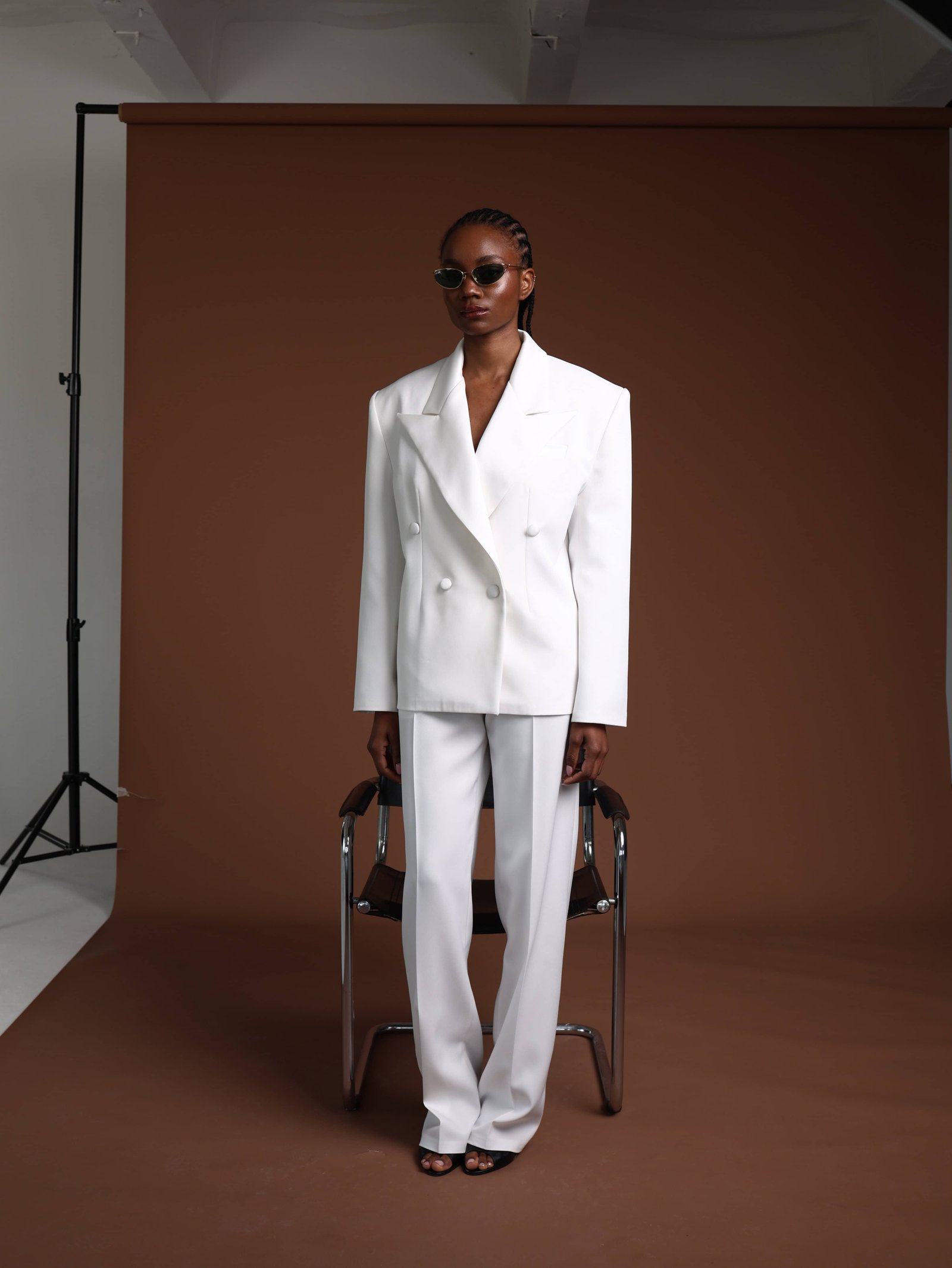 JUN BLAZER AND PANTS SET